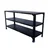 Alija 24 x 33 x 12 Inch 3 Shelves Multipurpose Storage Rack(Color-Black,Gauge-22 Gauge Shelves & 16 Gauge Angle)