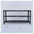 Alija 24 x 33 x 12 Inch 3 Shelves Multipurpose Storage Rack(Color-Black,Gauge-22 Gauge Shelves & 16 Gauge Angle)