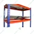 Blueboy 72 x 48 x 18 Inches 5 GI Shelves Boltless Adjustable Storage Rack (Red and Blue)