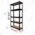 Blueboy 84 x 36 x 15 Inches 5 Wooden Shelves Boltless Adjustable Multipurpose Rack