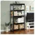 Blueboy 84 x 48 x 18 Inches 5 Wooden Shelves Boltless Multipurpose Adjustable Storage Rack