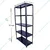ALIJA 72 x 30 x 12 Inches 5 Shelves Multipurpose Storage Rack With Accessories (24 Gauge Shelves)