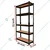 Blueboy 72 x 36 x 15 Inch 75 Kg Load Capacity Per Shelf  5 Wooden Shelves Boltless Rack