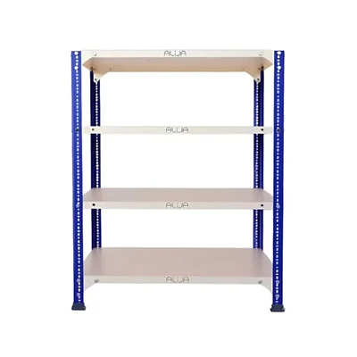 Alija 48 x 35 x 18 Inch 4 Shelves Multipurpose Storage Rack (22 Gauge Shelves & 16 Gauge Angle)