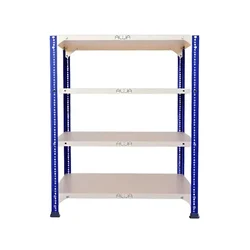 Alija 48 x 35 x 18 Inch 4 Shelves Multipurpose Storage Rack (22 Gauge Shelves & 16 Gauge Angle)