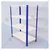 Alija 48 x 35 x 18 Inch 4 Shelves Multipurpose Storage Rack (22 Gauge Shelves & 16 Gauge Angle)