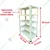 ALIJA 36 x 23 x 12 Inches 5 Shelves Multipurpose Storage Rack With Accessories (20 Gauge Shelves 14 Gauge Angle) 
