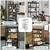ALIJA 36 x 23 x 12 Inches 5 Shelves Multipurpose Storage Rack With Accessories (20 Gauge Shelves 14 Gauge Angle) 