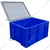 SINGHAL 20 Ltr Multipurpose Plastic Crate with Lid, 400x300x210 mm
