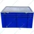 SINGHAL 20 Ltr Multipurpose Plastic Crate with Lid, 400x300x210 mm