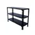 Alija 24 x 33 x 15 Inch 3 Shelves Multipurpose Storage Rack (Color-Black,Gauge-24 Gauge Shelves & 18 Gauge Angle)