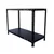 ALIJA 30 x 41 x 18 Inch 2 Shelves Multipurpose Storage Rack With Accessories(Color-Black,Gauge-20 Gauge Shelves & 14 Gauge Angle)