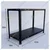 ALIJA 30 x 41 x 18 Inch 2 Shelves Multipurpose Storage Rack With Accessories(Color-Black,Gauge-20 Gauge Shelves & 14 Gauge Angle)