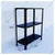 Alija 36 x 29 x 12 Inch 3 Shelves Multipurpose Storage Rack(Color-Black,Gauge-24 Gauge Shelves & 18 Gauge Angle)