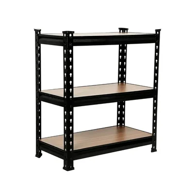 Keepwell 36 x 36 x 18 Inch 3 Wooden  Adjustable Shelves Laminated Boltless Rack