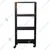 Alija 48 x 23 x 12 Inch 4 Shelves Black Color Multipurpose Storage Rack With Caster Wheel