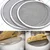 Combo of Multi Size Aluminum Pizza Baking Screen Mesh Tray (8,10,12 Inch)