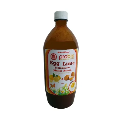 Pioneer Agro Egg Lime Formulation Muttai Rasam 1 Ltr High Calcium Growth Promoter for Organic Farming and Gardening
