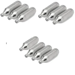10-Piece Stainless Steel N2O Whipped Cream Chargers, Disposable Capsules