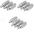 10-Piece Stainless Steel N2O Whipped Cream Chargers, Disposable Capsules