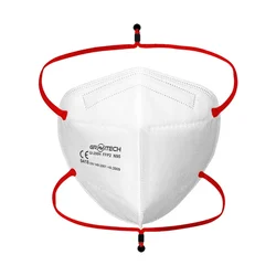 Gravitech FFP2/N95 Mask Pack of 50 & 100 For The Protection Against Dust, Germs, Scents, Mold Spores, GI-200(Pack-50)
