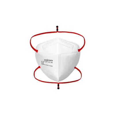 Gravitech FFP2/N95 Mask Pack of 50 & 100 For The Protection Against Dust, Germs, Scents, Mold Spores, GI-200(Pack-50)
