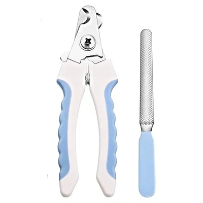 Stainless Steel Nail Cutter For Dogs, With Rubber Handle