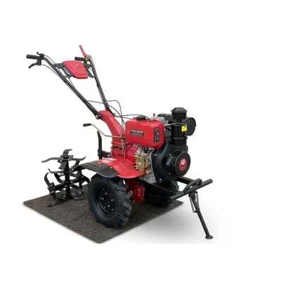 Natraj Super 7.5HP Diesel Garden Power Weeder Tiller with 32 Dry Land Blades AS-950D