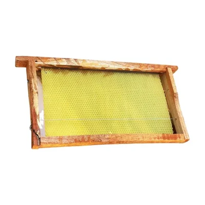 BeeReady Natural Beeswax Foundation Sheet (100% Pure Filtered Beeswax) for Apis Mellifera Beehive Frames