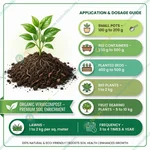 Ecofynd EC19152-105 100% Organic 5kg Vermicompost Natural Organic Fertilizer Manure for Home, Garden, Balcony Gardening