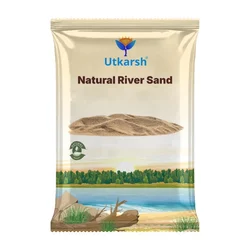 Utkarsh Natural River Sand (Substrate Pure Organic Plants Soil Mix Additive | River Sand for Aquarium) | 4.4 kg(Pack-1 x 4.4 kg)