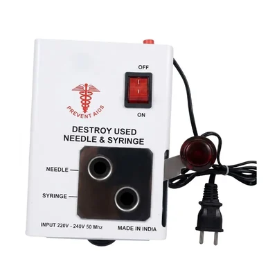 Labgo 220V 240V Input Needle Syringe Destroyer Destroy Used Disposable Needles 18G To 28G Lab Science 1