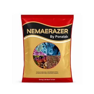 Nemaerazer Bio-Nematicide 1-2L/Acre Concentrated Liquid Biological Nematode Management for Organic Crop Protection