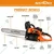 NEPTUNE SIMPLIFY FARMING CS-58, 58-cc Chainsaw Machine with 22 inch Guide Bar for Cutting/Logging Woods, Felling Trees