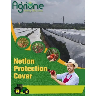 Netlon 65 GSM 11 Feet Crop Protection Cover Roll for Agricultural Plant Shielding Heavy Duty UV Stabilized