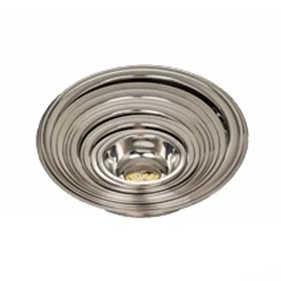 Mira Steel ( Pack of 6 ) 20 no Stainless Steel Basin Bowl for Catering Service