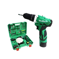 New Beat 12 mm Cordless Impact Drill Kit Set with Accessories, 12V