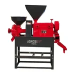 Agrobest 2 In 1 Combined Mini Rice Mill Machine With 3 HP Motor ( Model No- 6N110-6P200)