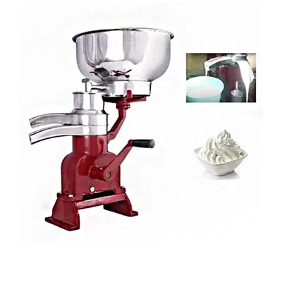 160 LPH Hand Operated Cream Separator With MS Bowl & 15 Litres Tank