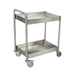 Vinayak Machines 18x24x30 inch Stainless Steel Double Layer Trolley With Castor Wheels For Tea/Coffee Serving