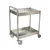 Vinayak Machines 18x24x30 inch Stainless Steel Double Layer Trolley With Castor Wheels For Tea/Coffee Serving