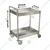 Vinayak Machines 18x24x30 inch Stainless Steel Double Layer Trolley With Castor Wheels For Tea/Coffee Serving