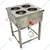 GBE 24 x 24 x 32 inch 4 Pot Electric Operated Bain Marie for Buffet Purpose