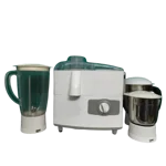 GLP Spectra Juicer Mixer with 3 Stainless Steel Jars For Blending Shakes, Lassi, Purees, Dry/Wet Grinding, Chutney Jar
