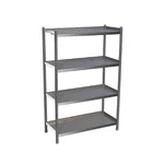 Vinayak Machines 44 x 18 x72 Inch ,4 Shelves Rack with SS Body For Commercial Kitchens, Restaurants, Bakeries