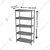 Vinayak Machines SS 44 x 18 x72 Inch Rack with 5 Shelves with SS Body For Commercial Kitchens, Restaurants, Bakeries