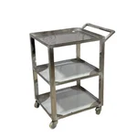 Vinayak Machines 21 x 24 x 34 inch ( 53.34‬ x 60.96‬ x 86.36‬ Cm) Service Trolley with 2 Undershelf, 4 Castor Wheels