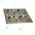 Pack of 2, 12X12 inch 4 Cavity Thatte Idli Tray, Stainless Steel 304