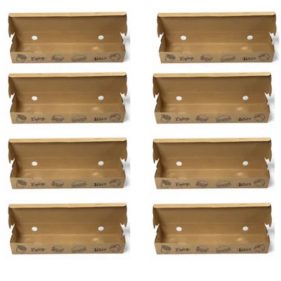 1000 Pcs, Kraft Paper 12 x 3 x 1.75 Inch Wrap Roll Box With Inside Lamination