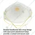 3M NIOSH N95 Industrial Dust Respirator No Valve 8511Pro(Pack-5)